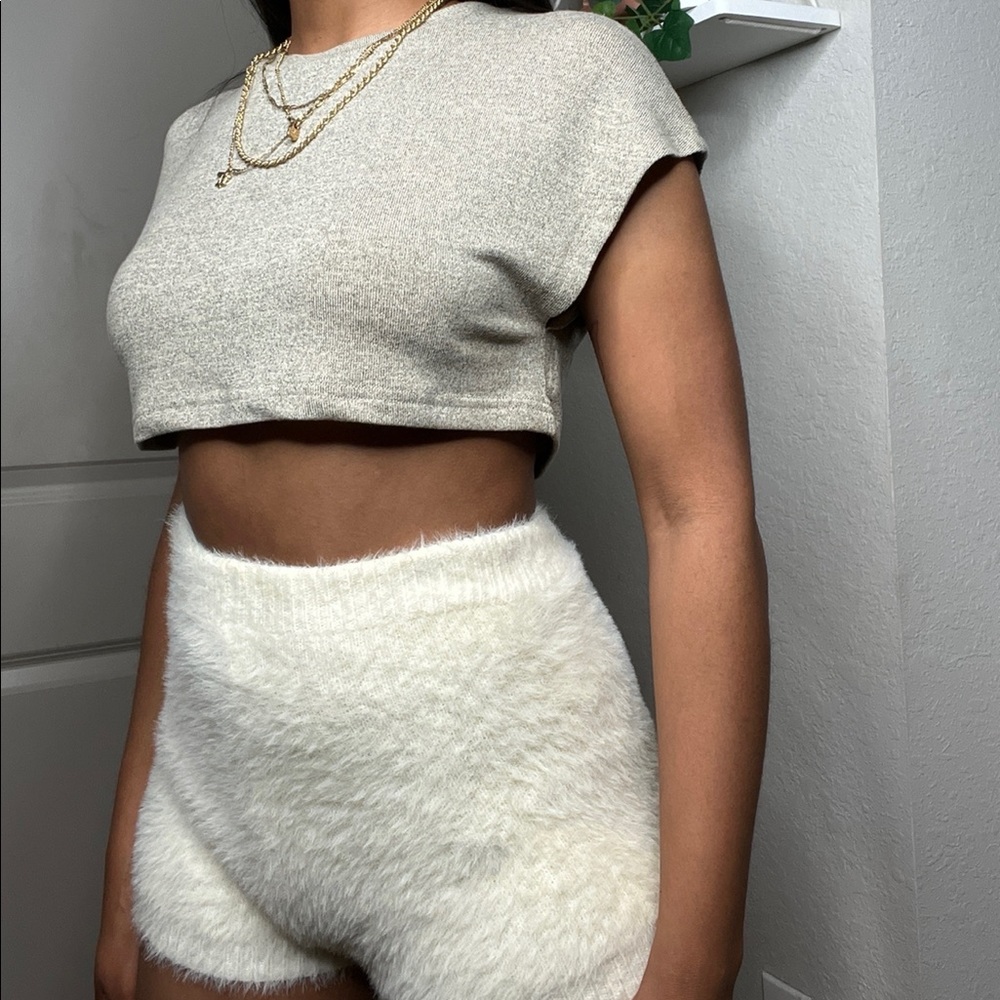 🍂Womens Forever21 Tan Medium #Croptop